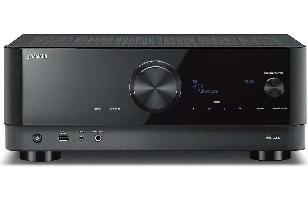 Yamaha RX-V4A 5.2-Channel AV Receiver | 8K HDMI – Wi-Fi – eARC *RXV4ABL