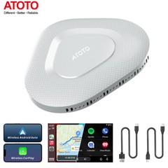 ATOTO AI Box Wireless Carplay/Android Auto Adapter Netflix YouTube for Car 2016+