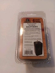 RedHead, 6 Volts 5A Spring Top Rechargable Battery, NOS
