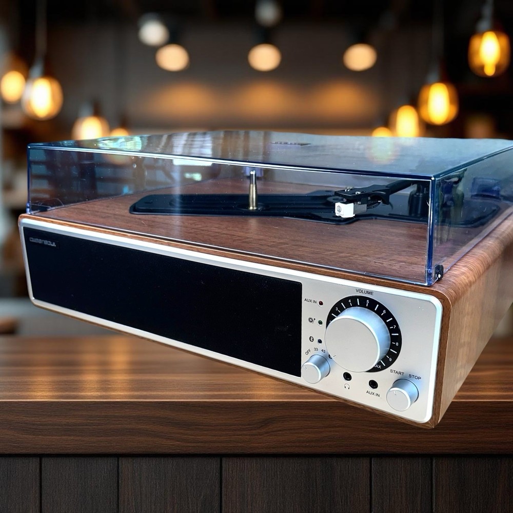 Qlearsoul ONE-Q Vinyl Bluetooth 5.4 HiFi Turntable New OpenBox Upgraded Headshel