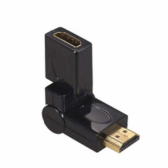 HDMI Male to Female Right Angle Connector Adapter 90 180 270 360 degrees