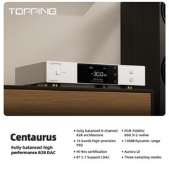 TOPPING Centaurus Desktop R2R Decoder USB DAC Or TOPPING E30II + L30II Series