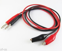 12sets 0.8M/2.6ft High-quality Test Leads 4mm Banana plug to Alligator Clip
