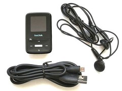 SanDisk Sansa Clip Zip 4GB Rockbox SDMX22 FM MP3 Player Installed Dual Boot