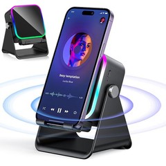 NEW Wireless Induction Speaker 5-in-1 Bluetooth Speaker With Phone Stand Holder