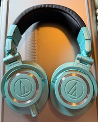 ATH-M50X Limited edition ice blue wired studio headphones