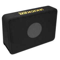 Kicker TCWC104 CompC 10″ Subwoofer in Thin Profile Enclosure 4 Ohm