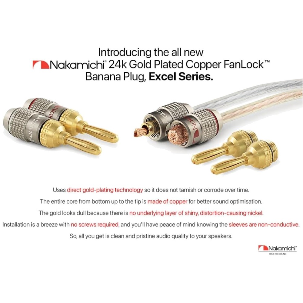 Speaker Wire Connectors 10-18 AWG – 4mm 12 Pairs