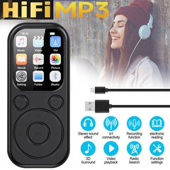 2026 New 1.8 inch Slim MP3 Player Bluetooth 5.4 — Portable Walkman