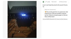 Donner MAMP5 Bluetooth Audio Power Amplifier Receiver 440W 4 Channel HiFi Amp