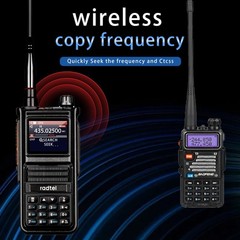 RT-470X Multi-Band Ham Radio 256CH Aviation Air Band NOAA Marine Walkie Talkie