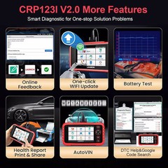 Launch OBD2 Code Reader Scanner Engine ABS Airbag Fault Automotive Diagnostic