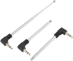 Durable 2 Pack FM Radio Antennas – Telescoping 3.5mm Replacement for Speakers