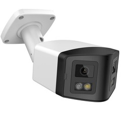 VIKYLIN 4K 8MP 180° Panoramic Bullet IP Camera Dual Light Full Color IR Swith