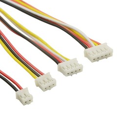 60Pcs JST PH 2.0mm Connector Cable Wire 26AWG 2/3/4/5 Pin Assortment Kit