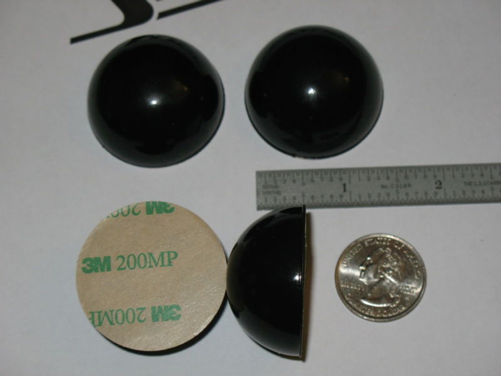 4 Genuine Sorbothane® 38mm Isolation Pods Domes Hemisphere Feet 1.5in 1.5″ NEW