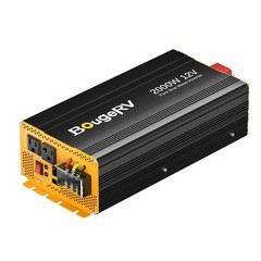 2000W Pure Sine Wave Power Inverter Solar Convert 12V DC to 120V/110V AC APP BT