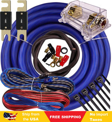 Complete Gravity Elite 0 Gauge Amp Kit Amplifier Install Wiring 0 Ga Wire