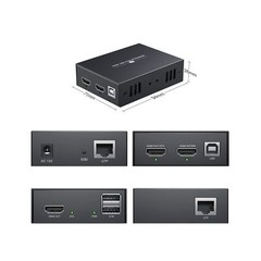 HDMI KVM USB Extender Transmit 1080p HD Video Over Cat5e/6 Ethernet Cable 50m…