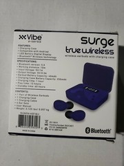 SURGE True Wireless Earbuds with Charging Case 10 Hours Play Time Free S&H