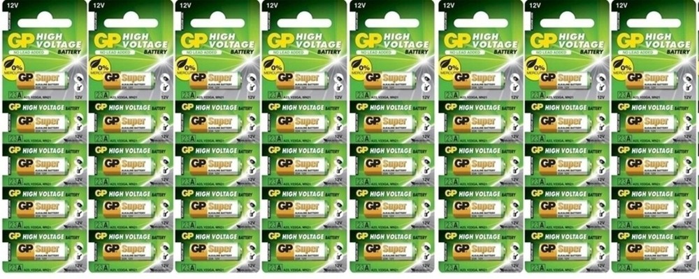 40 PCS GP23AE GP 23A MN21 A23 V23GA VR22 12 VOLT Batteries Expire 2021