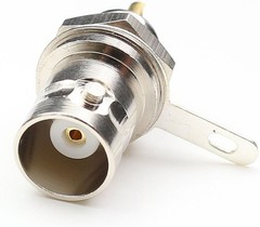 BNC Female Jack Bulkhead Mount Solder Cup RF Connector 50 Ohm – 1/2/5/10 Packs