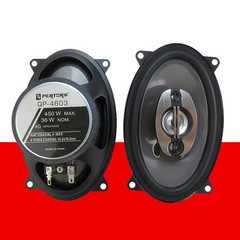 2PCS 4X6 In 900W 4-Way Car Hi-Fi Coaxial Speakers – Door Audio Full Range System