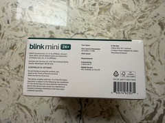 Blink Mini 2K+ (newest model) 2 cameras (Black)