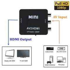 2 HDMI to AV RCA to HDMI Converter RCA AV to HDMI Converter Video Audio Adapter