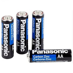 12 Pcs Panasonic AA Batteries Heavy Duty Power Carbon-Zinc Double A Battery 1.5v