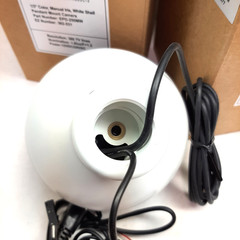 LOT of 4. Security Camera w Man. Iris EPD-250MW White Shell Pend Mount HK OBB11