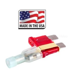 (50) ATC ATO Car Automotive Fuse Tap Add on Wire Adapters Auto Boat Amp Brass
