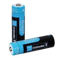 1.5V USB Rechargeable AA Lithium Battery 3500mwh Li-ion Batteries Charger Lot
