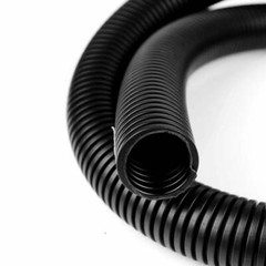 High Quality 25 ft Feet 3/4″ Split Wire Loom Conduit Polyethylene Tubing Black