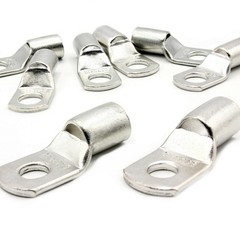 10-100pcs Copper Ends Cable Lugs Wire Connectors Ring Battery Terminals SC16-6