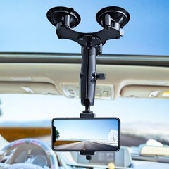 Double Socket Arm for RAM Mounts Camera Extension Arm 1″ Ball Head Mount Adapter