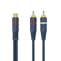 RCA 1 Female to 2 Male RCA 1 Male to 2 Female Audio Y-Converter Splitter Adapter