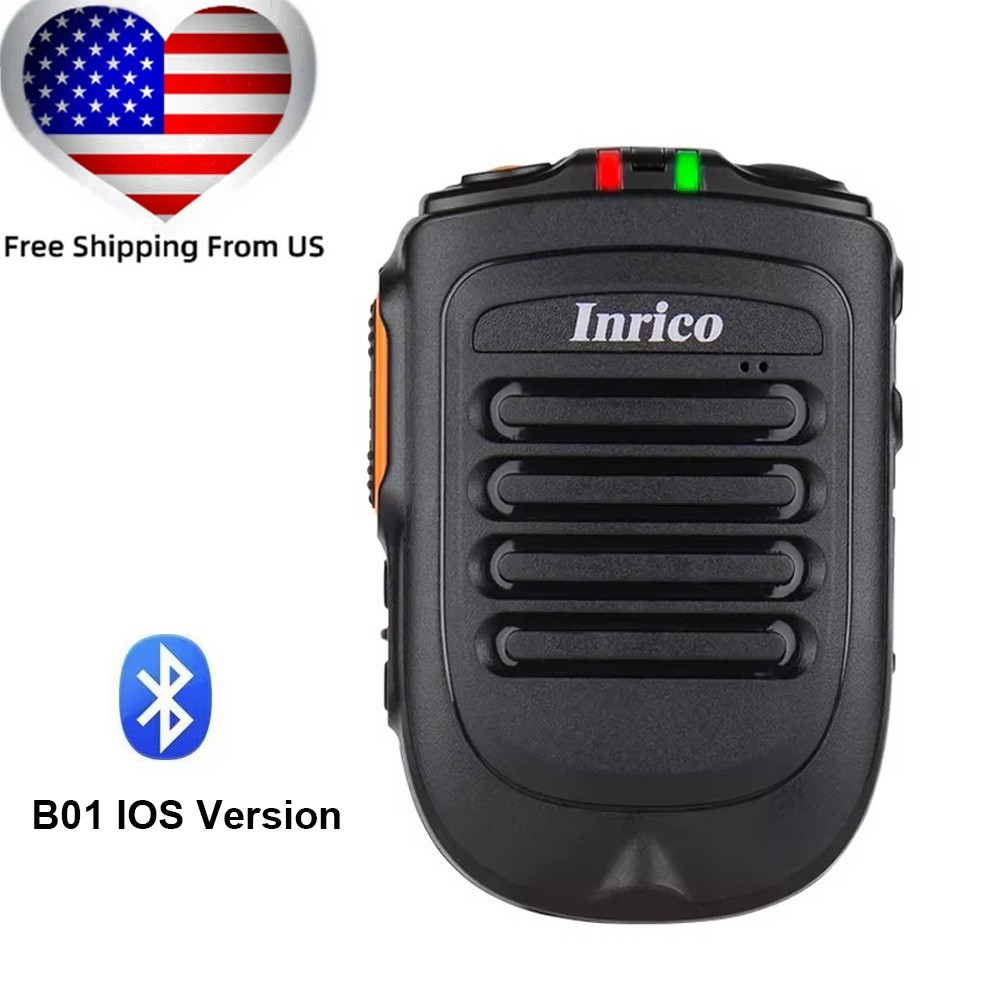 Inrico Wireless PTT Microhpone B02 for Ios Android S200 S300 4G Network Radio