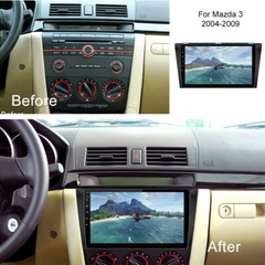 For 2004-09 Mazda 3 4-Core 9” Android 10 Head Unit Stereo GPS Navigation Wifi