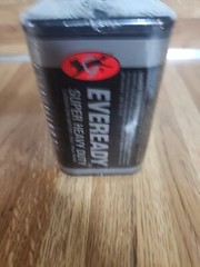 Eveready Super Heavy Duty Battery 6 Volt 6V No. 1209 Lantern Style Sealed New