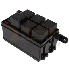 Automotive 12 Slot Relay Box 6 Way ATC/ATO Fuse Holder Block 12V 40A Universal