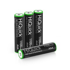 Hiquick AAA AA Rechargeable Batteries 1100/2800mAh 1.2V / 8 Slots Charger Lot
