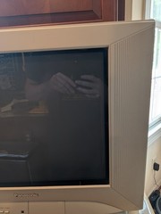 Panasonic Tau CT-20SL14J 20″ CRT TV Flat Screen Retro Gaming A/V Component Input
