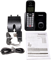 Panasonic KX-TGD810B Cordless Phone Advanced Call Block 1 Handset Bilingual ID