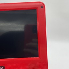 Sylvania SDVD9020C Red Portable DVD Player Swivel Screen With Remote