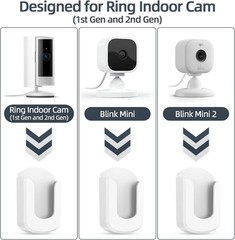 Durable Adhesive Camera Mount Bracket for Ring and Blink – 3 Pack, Easy Setup