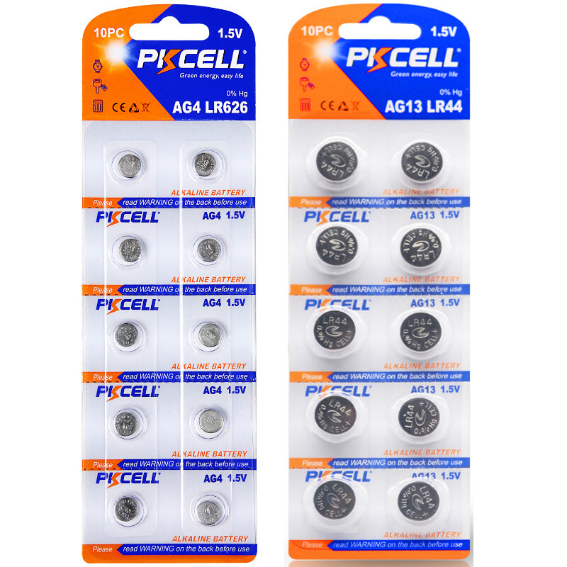 AG4 377A LR626 SR626SW SR66 LR66 AG13 LR44 A76 357 Alkaline Battery Button Cell