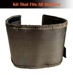 Titanium Fiber Heat Shielding Universal Starter Heat Shield 7 X 5.5 in x 17 in