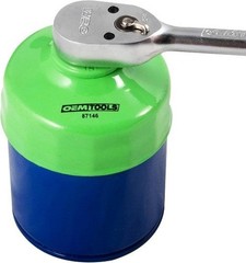 75/77 Millimeter 15 Flute Oil Filter Wrench, Green, B Style: 75/77 mm 15 Flute