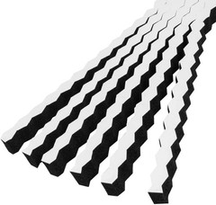 UNIFRING 6 Piece Universal Self-Adhesive Foam Speaker Ring Baffle Kit – 1” Thick